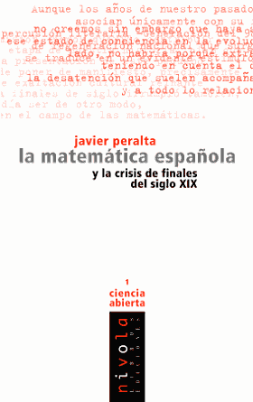 La matemática española y la crisis de finales del siglo XIX